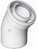 Odkouření kondenzační Brilon 52102212 - koleno koaxiální DN125/80 x 30°
